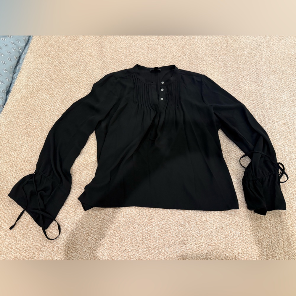J. Crew Classic Black Top